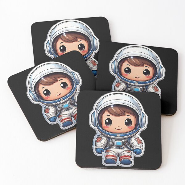 Item preview, Cute Adorable Astronaut 5 designed and sold by JBGStickers.