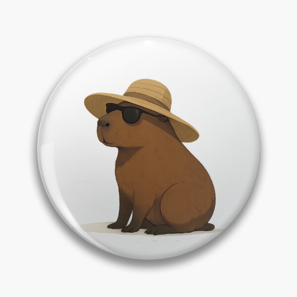 Item preview, Beach Bum Capybara – Hat, Sun & Zero Stress designed and sold by Capybarastore_77.