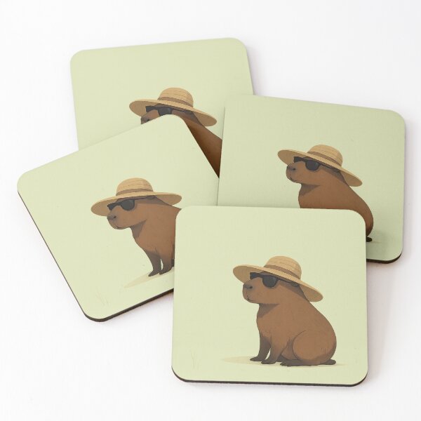 Item preview, Beach Bum Capybara – Hat, Sun & Zero Stress designed and sold by Capybarastore_77.