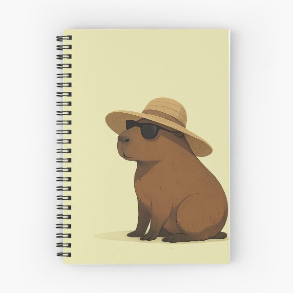 Item preview, Beach Bum Capybara – Hat, Sun & Zero Stress designed and sold by Capybarastore_77.