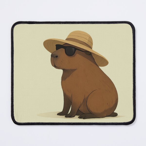 Item preview, Beach Bum Capybara – Hat, Sun & Zero Stress designed and sold by Capybarastore_77.