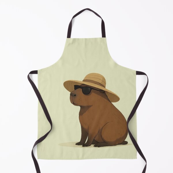 Item preview, Beach Bum Capybara – Hat, Sun & Zero Stress designed and sold by Capybarastore_77.