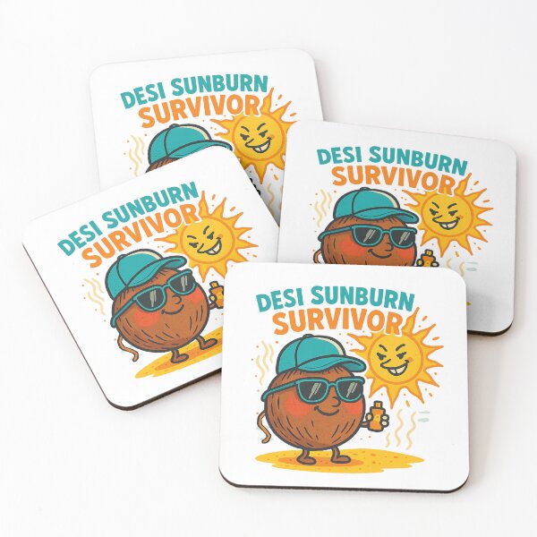 Item preview, Desi Sunburn Survivor: Indian Summer Travel Vibes  designed and sold by Rajasekar.