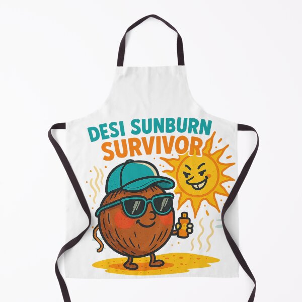 Item preview, Desi Sunburn Survivor: Indian Summer Travel Vibes designed and sold by Rajasekar.