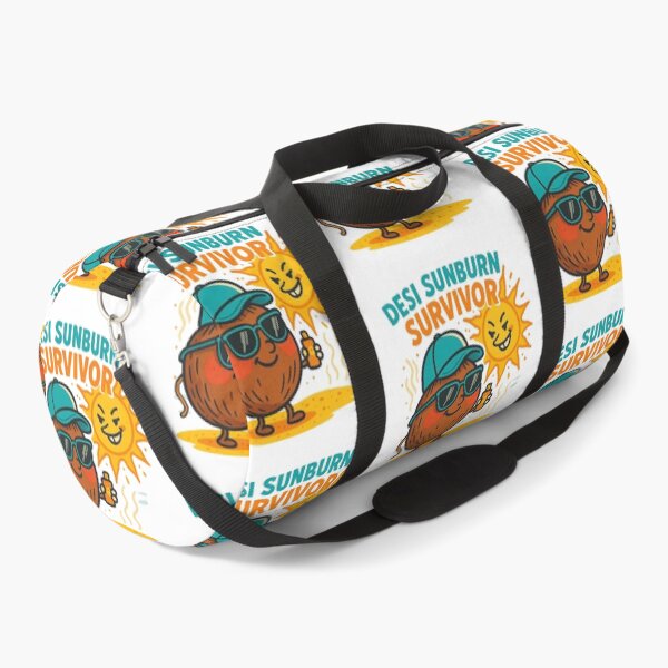 Item preview, Desi Sunburn Survivor: Indian Summer Travel Vibes  designed and sold by Rajasekar.