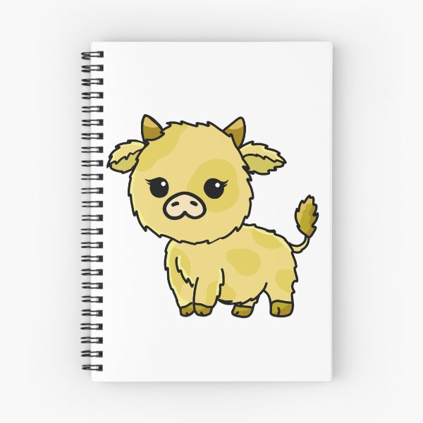 Item preview, Yellow Fluffy Cow designed and sold by The Rabbit Den.