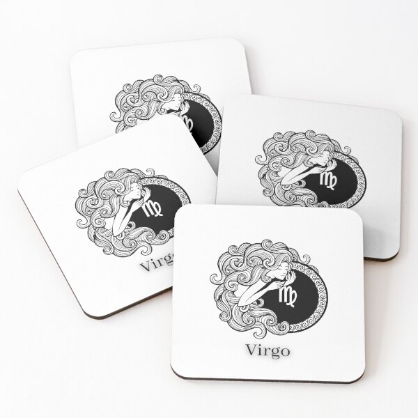 Item preview, Elegant Virgo Zodiac Maiden Tattoo Art designed and sold by ZodiacVibesStudio.