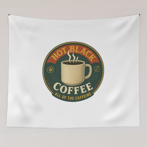 Item preview, Coffee Purest, Hot and Black designed and sold by CDub-Designs.