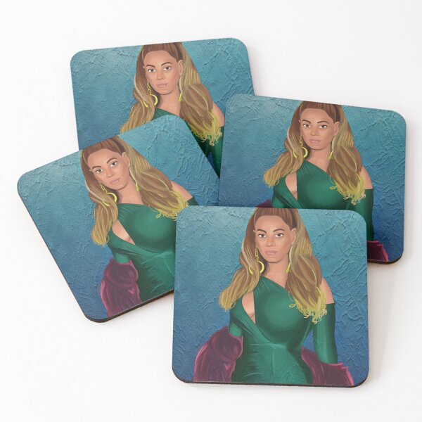 Item preview, Beyonce Inspired Emerald Icon – Digital Fashion Portrait designed and sold by Saysoart.