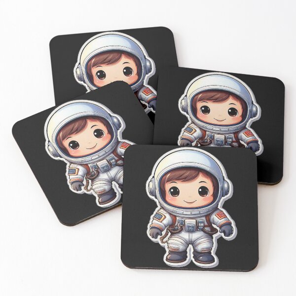 Item preview, Cute Adorable Astronaut 7 designed and sold by JBGStickers.