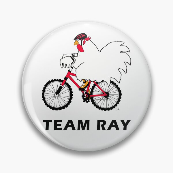 Item preview, Chicken Mtn Biker for Team Ray designed and sold by srosedahl.