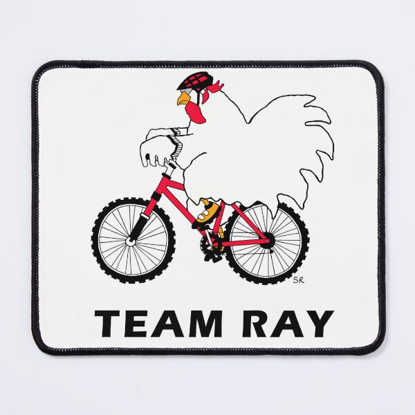 Item preview, Chicken Mtn Biker for Team Ray designed and sold by srosedahl.