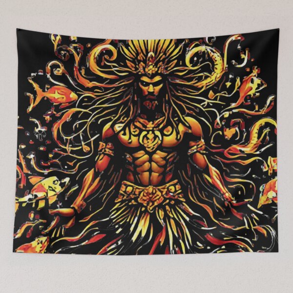 Item preview, Kalunga's Fiery Essence: A Bantu Deity designed and sold by jglobal360.