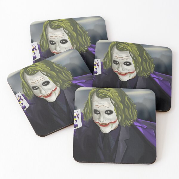 Item preview, Here's My Card" – The Joker Tribute Portrait designed and sold by Saysoart.