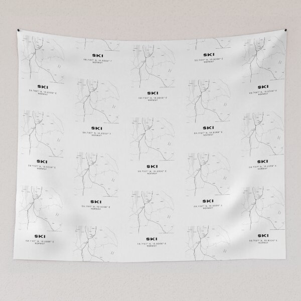 Item preview, Ski Norway Stamp Design | Nordic Minimal Travel Poster designed and sold by RM-Journey.