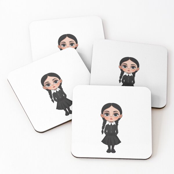 Item preview, Wednesday Addams Cartoon Style designed and sold by Tiny Rebel Art.