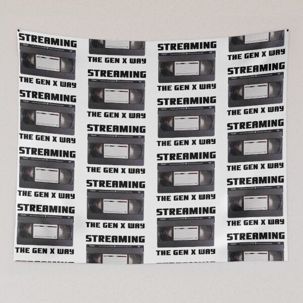 Item preview, Streaming the Gen X Way – Retro VHS Tape Humor designed and sold by hangmeart.