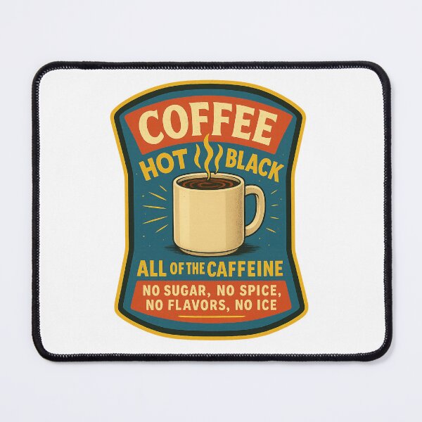 Item preview, Coffee Purest, Hot and Black, vintage designed and sold by CDub-Designs.