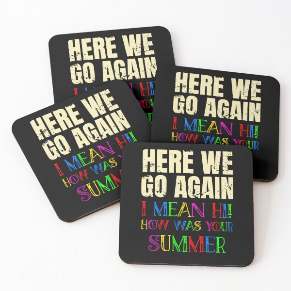 Item preview, Here We Go Again Teacher Design designed and sold by Dago345.