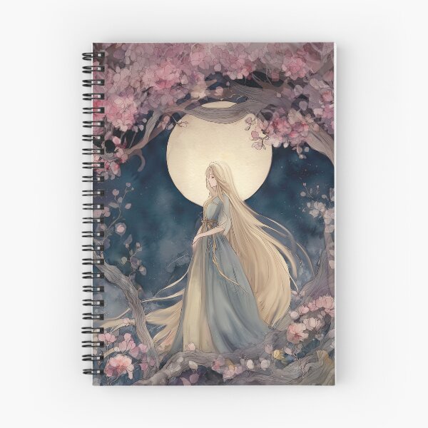 Item preview, Whispering Blossoms - Moonlight series designed and sold by Christina Brunton Art.