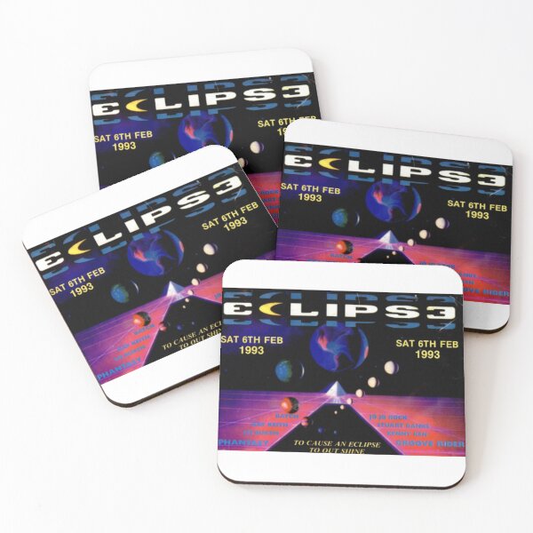 Item preview, Eclipse rave flyer 1993 designed and sold by 1LuckyLuna3.