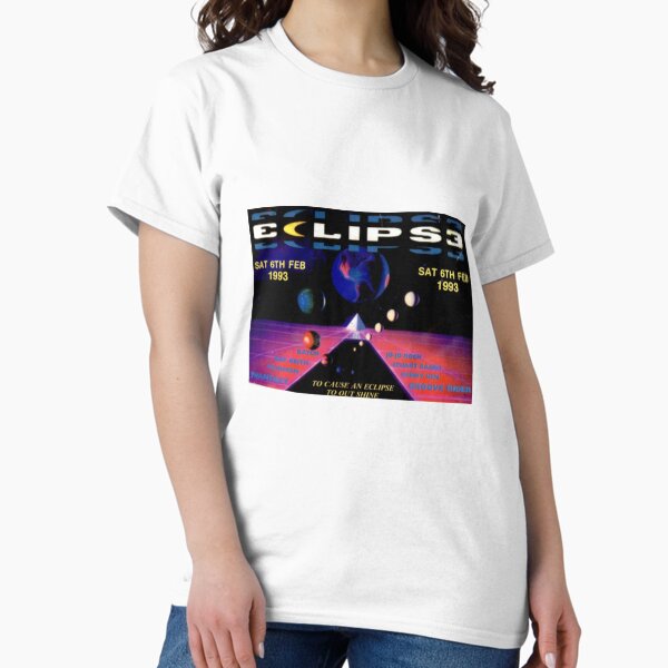 Item preview, Eclipse rave flyer 1993 designed and sold by 1LuckyLuna3.