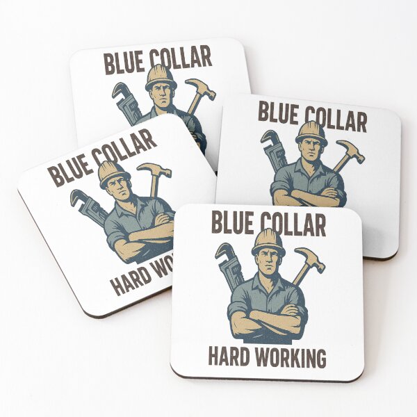 Item preview, Blue Collar Hard Working Vintage designed and sold by Picelmintco.