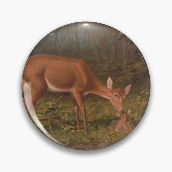 Item preview, Doe with Fawn, 1859 designed and sold by HausHatfield.