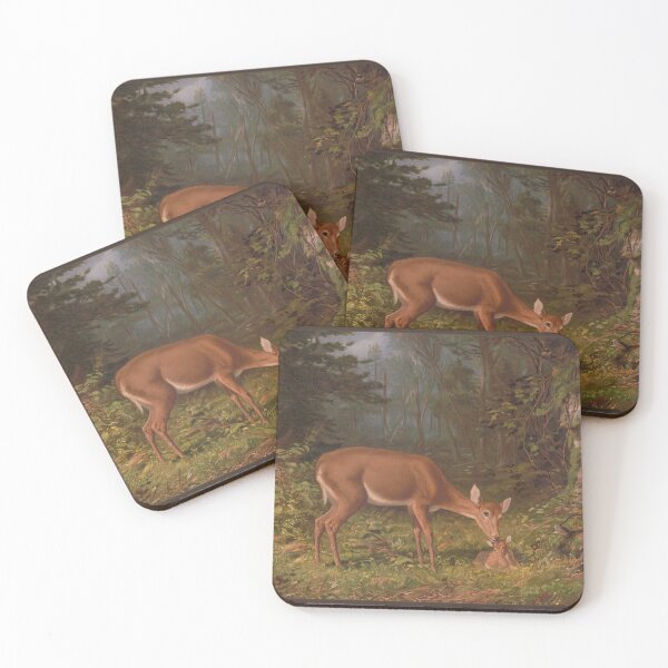 Item preview, Doe with Fawn, 1859 designed and sold by HausHatfield.