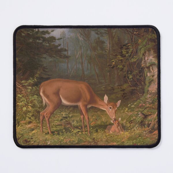 Item preview, Doe with Fawn, 1859 designed and sold by HausHatfield.