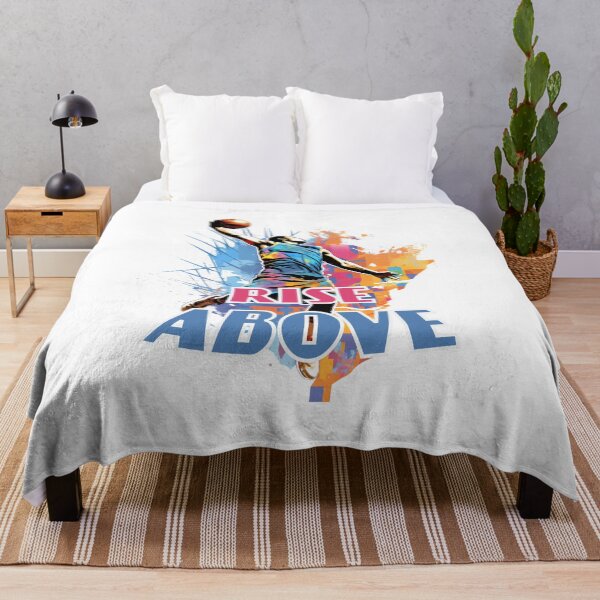 Item preview, Rise Above – Basketball Slam Dunk Power Art designed and sold by hizenhao.