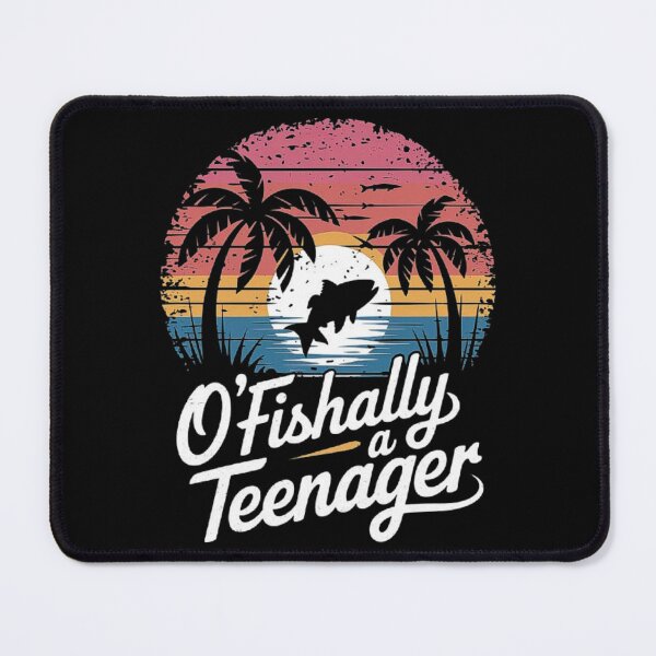 Item preview, O’Fishally a Teenager – Funny Fishing Birthday Sunset Design designed and sold by love3617.