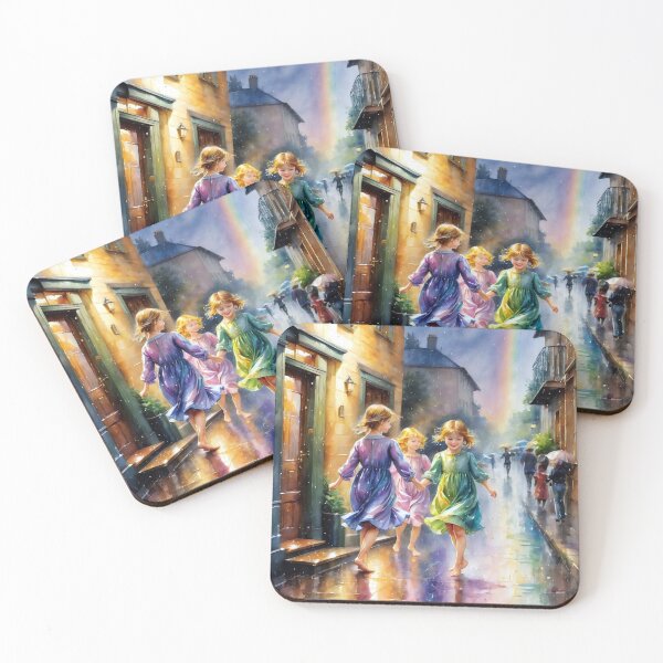 Item preview, Barefoot Children in the rain designed and sold by Irisangel.