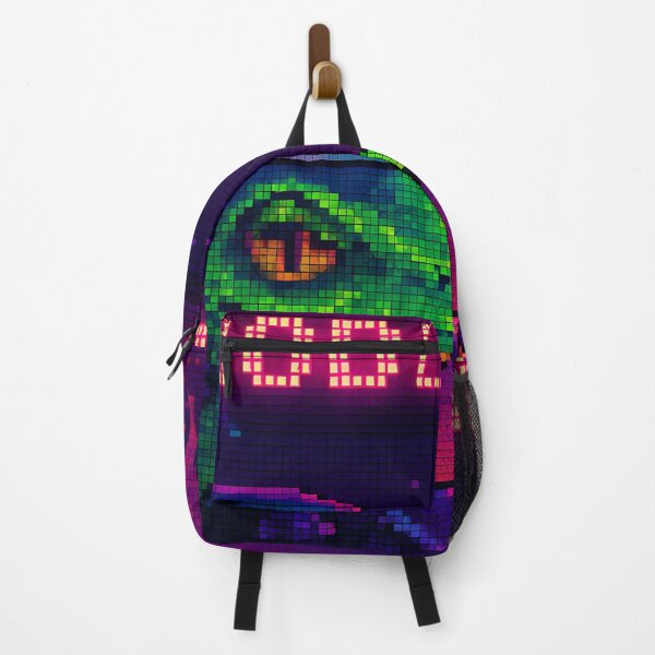 Item preview, Cold-Blooded Neon Lizard Biker in Retro City designed and sold by SassyArtistry.