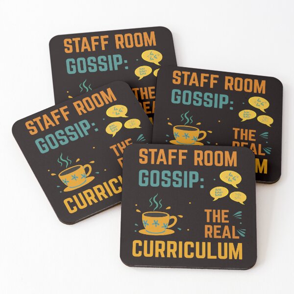 Item preview, Real Curriculum? Coffee and Teacher Gossip designed and sold by Teacher Life: Real, Raw & Hilarious.