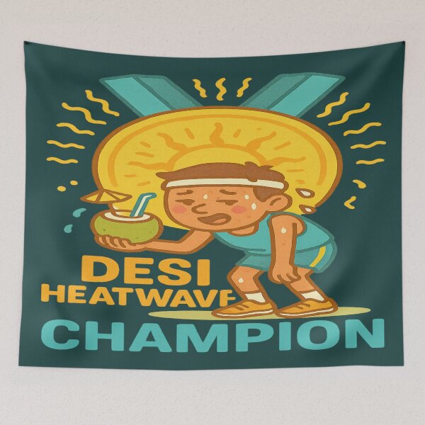 Item preview,  Desi Heatwave Champion: Surviving the India Summer designed and sold by Rajasekar.