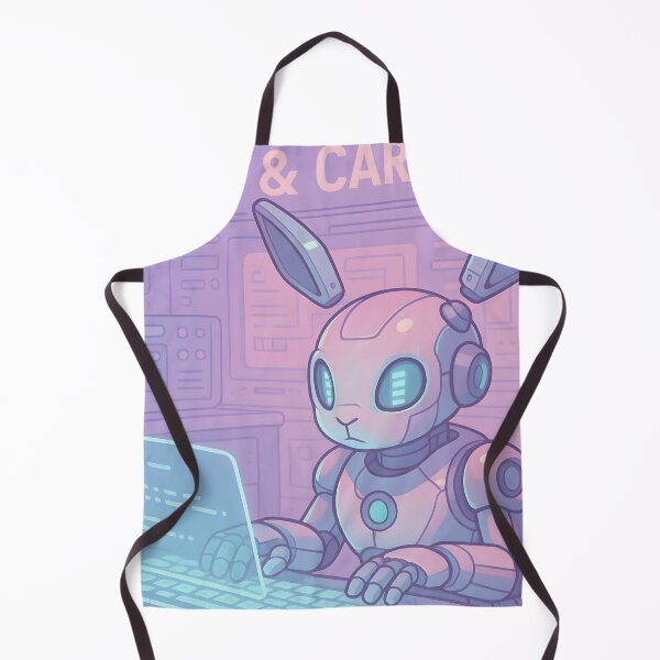 Item preview, Code and Carrots – Cyber Bunny Programmer designed and sold by SassyArtistry.