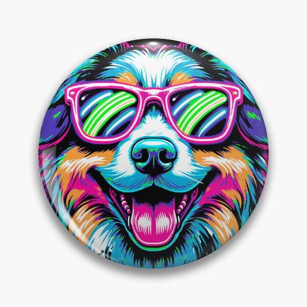 Item preview, Bright Colors- Australian Shepherd designed and sold by BuchitosCorner.