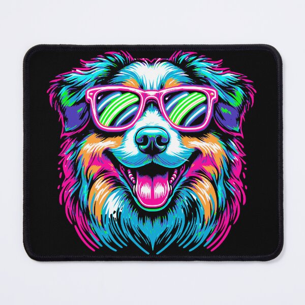 Item preview, Bright Colors- Australian Shepherd designed and sold by BuchitosCorner.