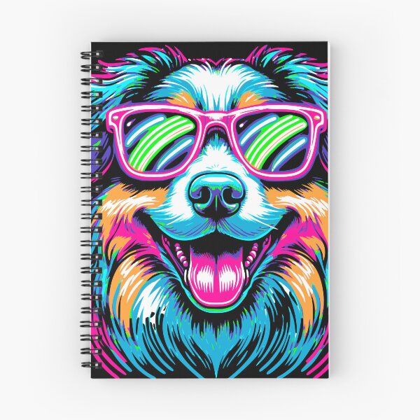 Item preview, Bright Colors- Australian Shepherd designed and sold by BuchitosCorner.