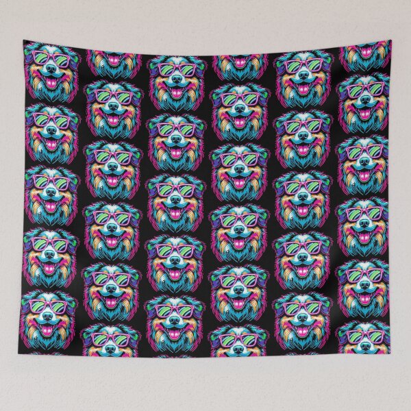 Item preview, Bright Colors- Australian Shepherd designed and sold by BuchitosCorner.