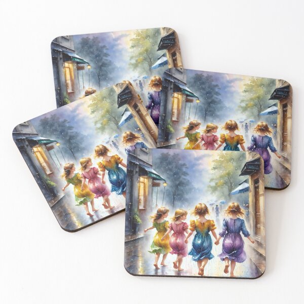 Item preview, Barefoot Children in the rain 2 designed and sold by Irisangel.