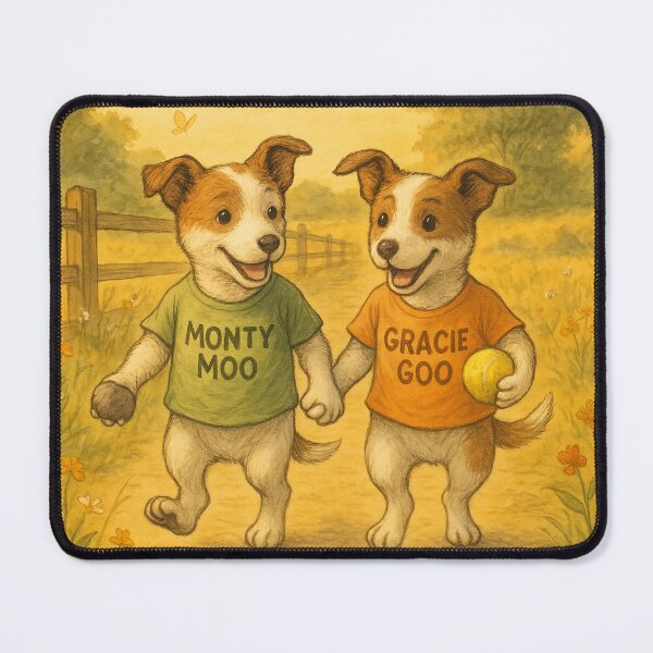 Item preview, Monty Moo and Gracie Goo designed and sold by Tridentulus.