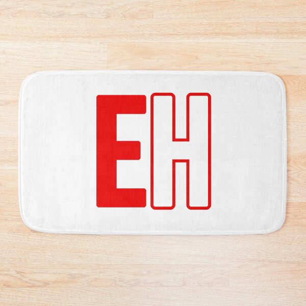 Item preview, EH in Red and white Bold  designed and sold by Memes N Lore .