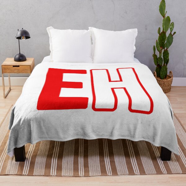 Item preview, EH in Red and white Bold  designed and sold by Memes N Lore .