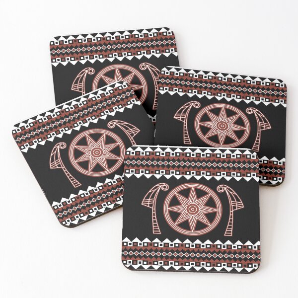 Item preview, Inana/Ishtar Devotional Pattern - Burney Relief Edition designed and sold by CaffeineCraftedCreations.