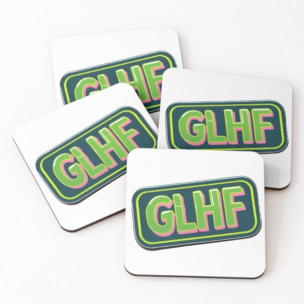 Item preview, GLHF Gamer Sticker designed and sold by allthethingsapart.