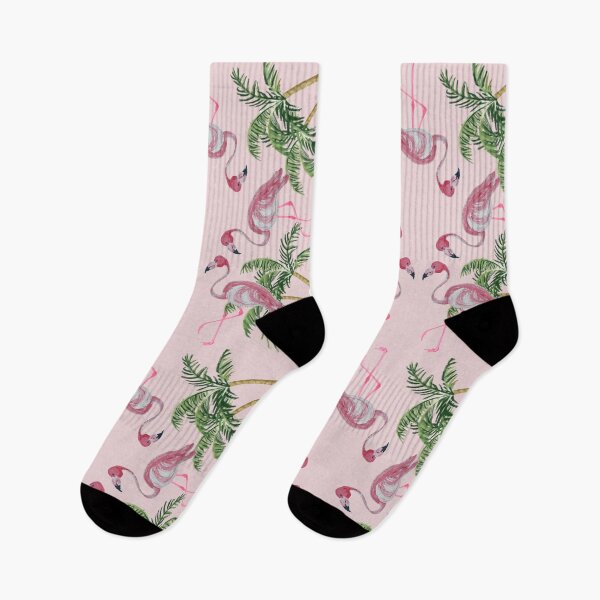 Item preview, Flamingo Palm Tree hand painted  designed and sold by monpetitbijou.
