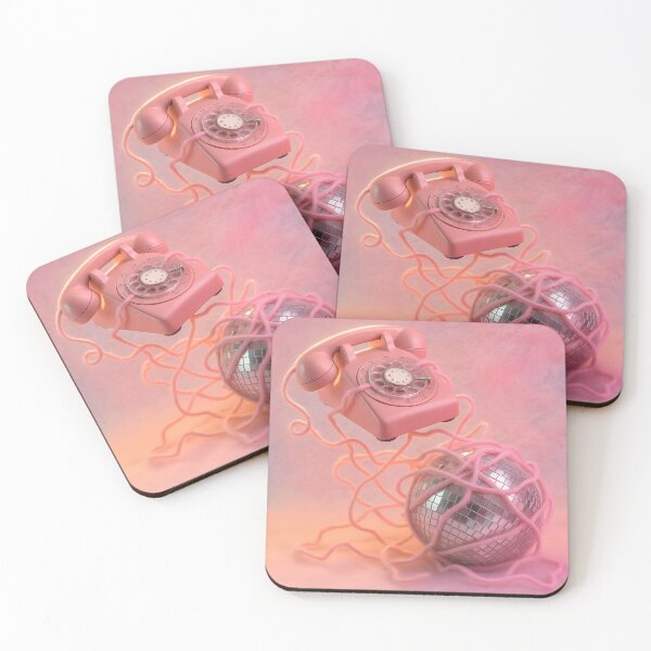 Item preview,  Retro Phone and Disco Ball in Pastel Dream designed and sold by SassyArtistry.