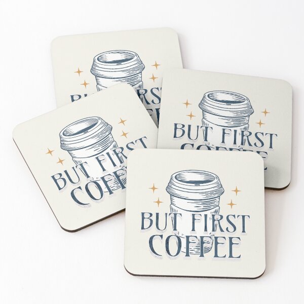 Item preview, But First Coffee Funny Saying designed and sold by NosandEdgy.